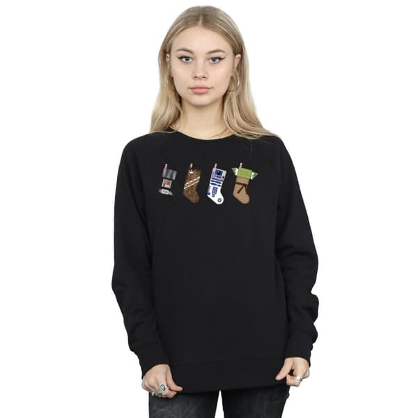 Star Wars Womens/Ladies Christmas Stockings Sweatshirt