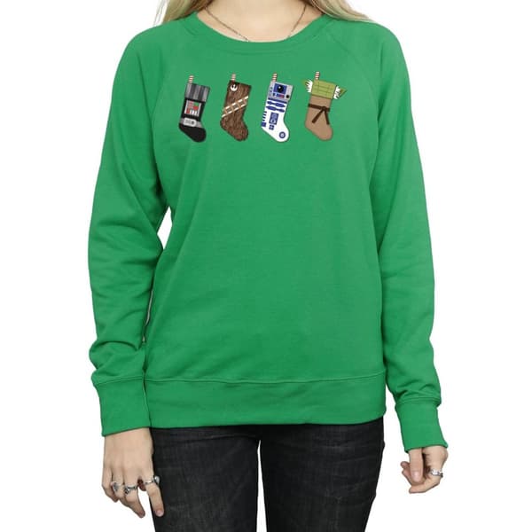 Star Wars Womens/Ladies Christmas Stockings Sweatshirt