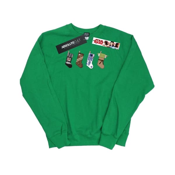 Star Wars Womens/Ladies Christmas Stockings Sweatshirt