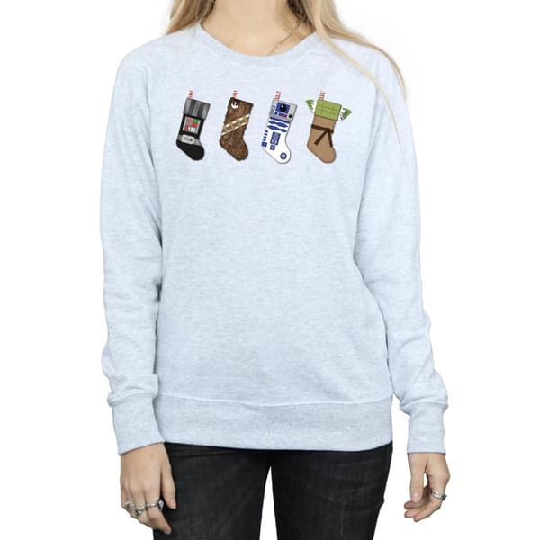 Star Wars Womens/Ladies Christmas Stockings Sweatshirt