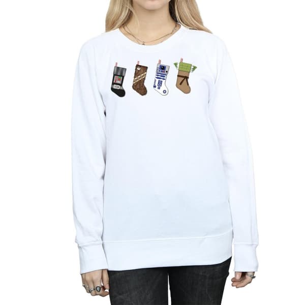 Star Wars Womens/Ladies Christmas Stockings Sweatshirt