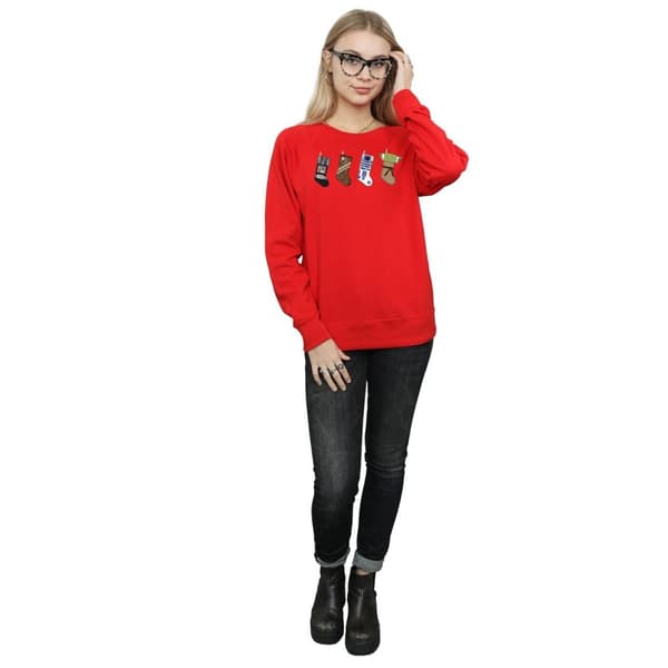 Star Wars Womens/Ladies Christmas Stockings Sweatshirt