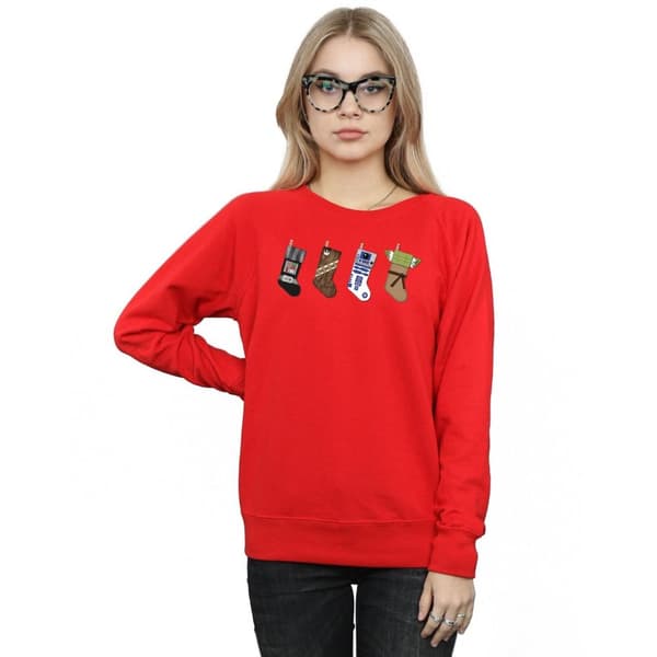 Star Wars Womens/Ladies Christmas Stockings Sweatshirt