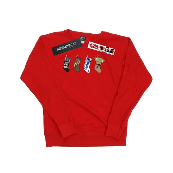Star Wars Womens/Ladies Christmas Stockings Sweatshirt