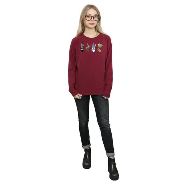 Star Wars Womens/Ladies Christmas Stockings Sweatshirt