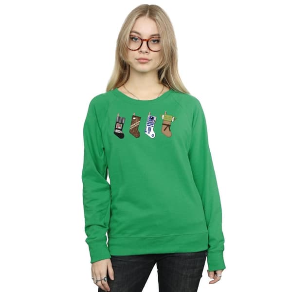 Star Wars Womens/Ladies Christmas Stockings Sweatshirt