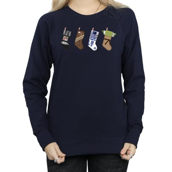 Star Wars Womens/Ladies Christmas Stockings Sweatshirt