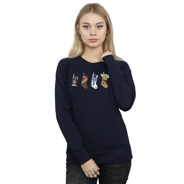 Star Wars Womens/Ladies Christmas Stockings Sweatshirt