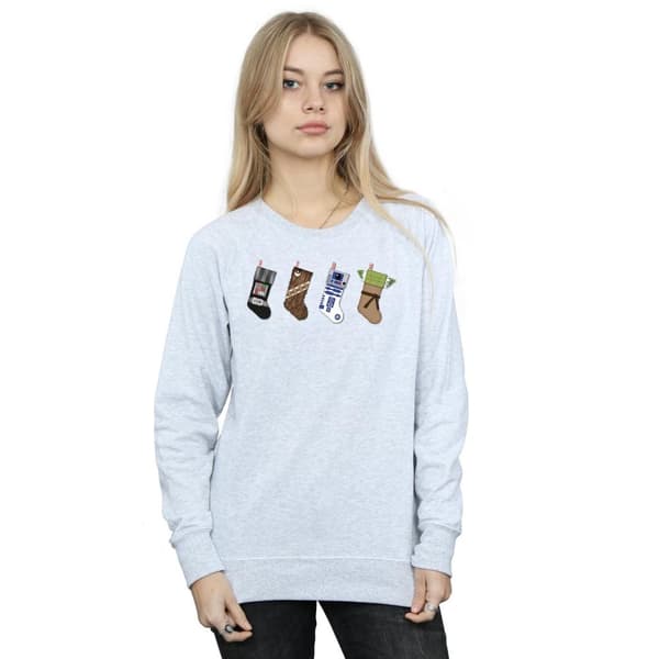Star Wars Womens/Ladies Christmas Stockings Sweatshirt