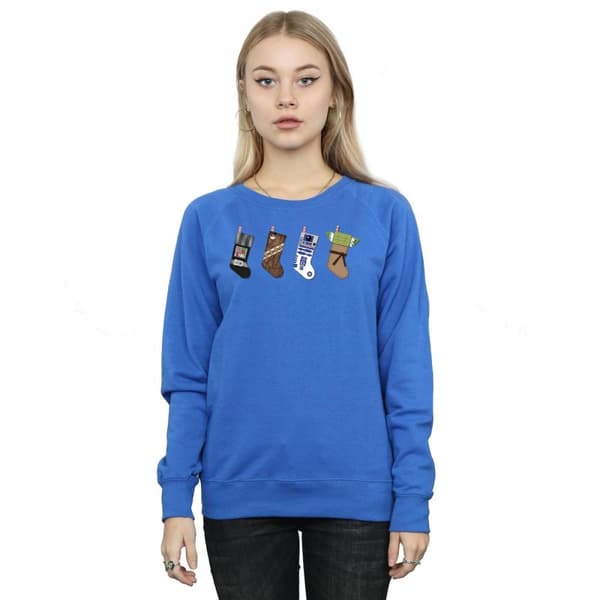 Star Wars Womens/Ladies Christmas Stockings Sweatshirt