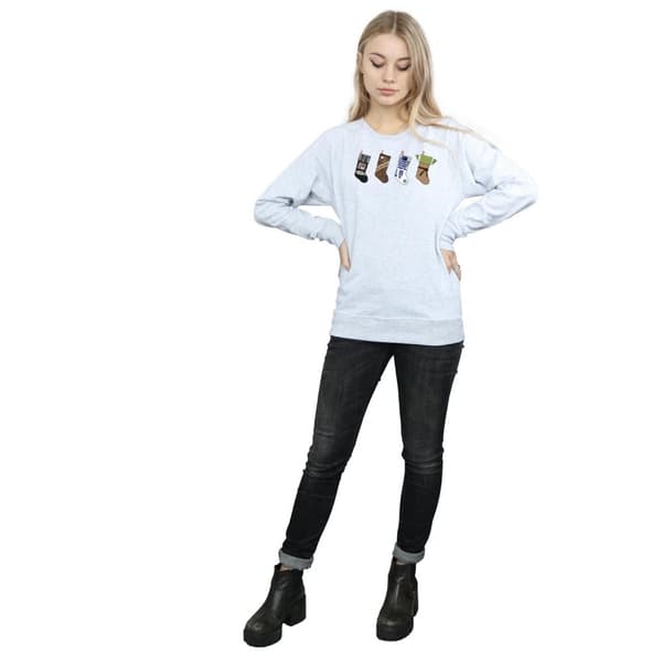 Star Wars Womens/Ladies Christmas Stockings Sweatshirt