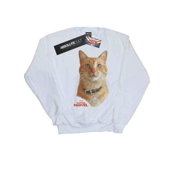 Marvel Sweatshirt med gåsfotografi - damer/kvinnor Captain Marvel