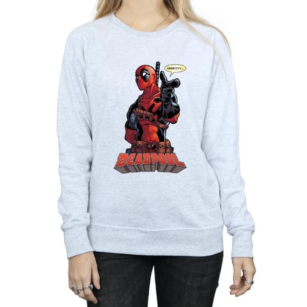 Marvel Womens/Ladies Deadpool Hey You Sweatshirt