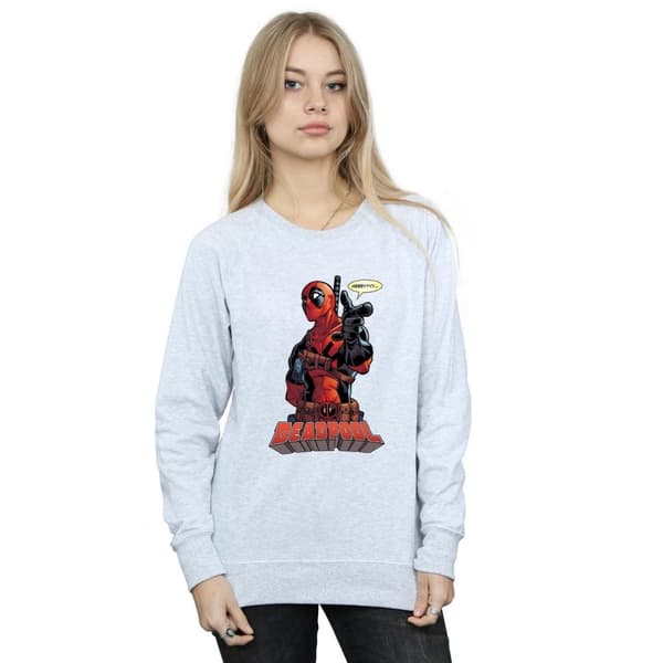Marvel Womens/Ladies Deadpool Hey You Sweatshirt
