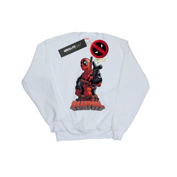 Marvel Dam/Tjej Deadpool Hey You Sweatshirt
