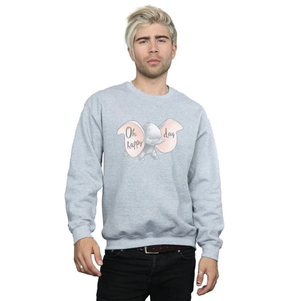 Disney Mens Dumbo Happy Day Sweatshirt