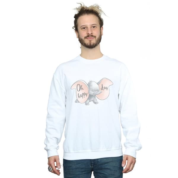 Disney Mens Dumbo Happy Day Sweatshirt