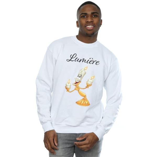 Disney Mens Beauty And The Beast Be Our Guest Sweatshirt