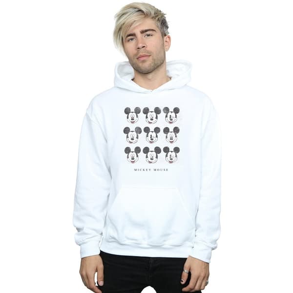 Disney Mens Mickey Mouse Wink And Smile Hoodie
