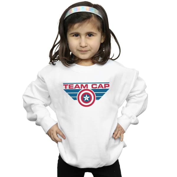 Marvel Girls Captain America Civil War Team Cap Sweatshirt