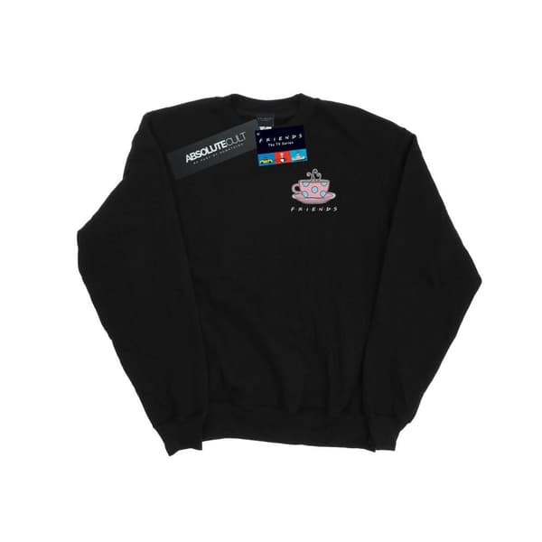 Friends Sweatshirt med brösttryck av kaffekopp för kvinnor/damer