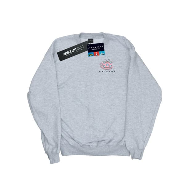 Friends Sweatshirt med brösttryck av kaffekopp för kvinnor/damer