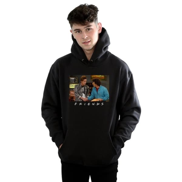Friends Mens Ross And Chandler Handshake Hoodie