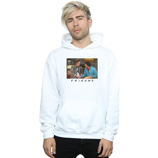 Friends Mens Ross And Chandler Handshake Hoodie