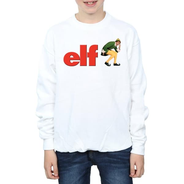 Elf Pojkar Crouching Logo Sweatshirt