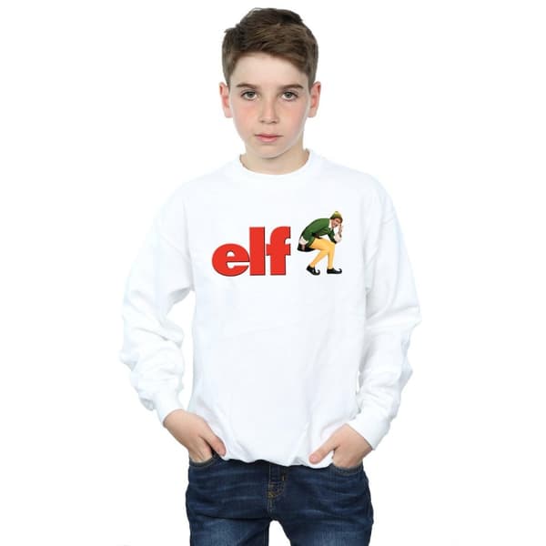 Elf Pojkar Crouching Logo Sweatshirt