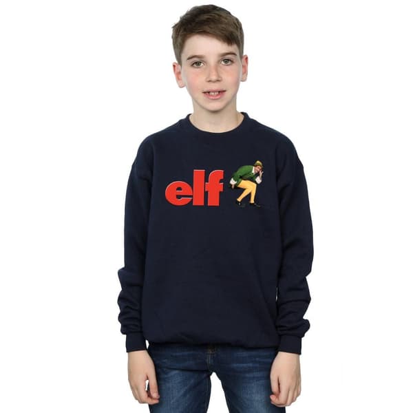 Elf Pojkar Crouching Logo Sweatshirt