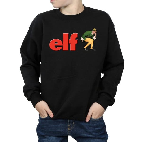Elf Boys Crouching Logo Sweatshirt