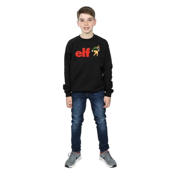 Elf Boys Crouching Logo Sweatshirt