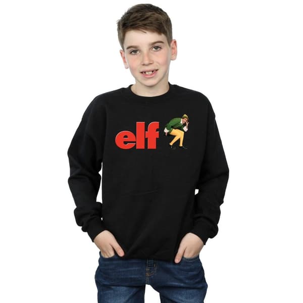 Elf Boys Crouching Logo Sweatshirt