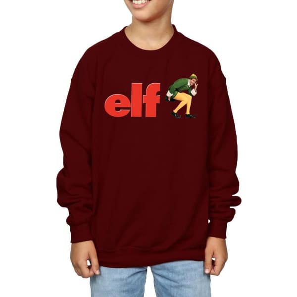 Elf Pojkar Crouching Logo Sweatshirt