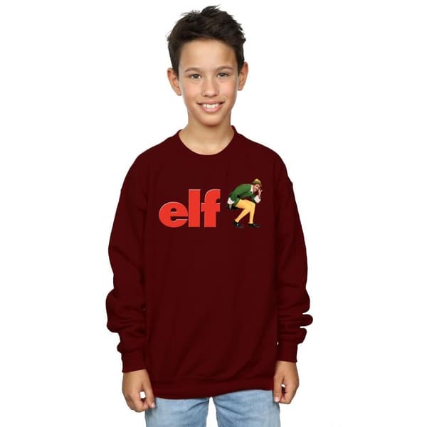 Elf Pojkar Crouching Logo Sweatshirt