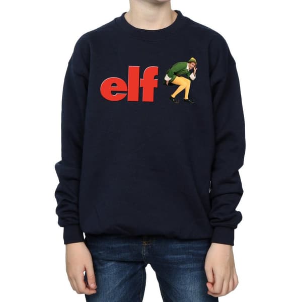 Elf Pojkar Crouching Logo Sweatshirt