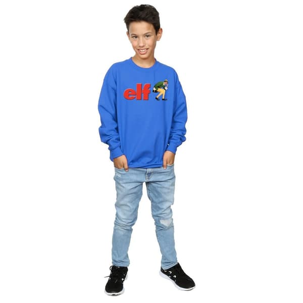 Elf Boys Crouching Logo Sweatshirt
