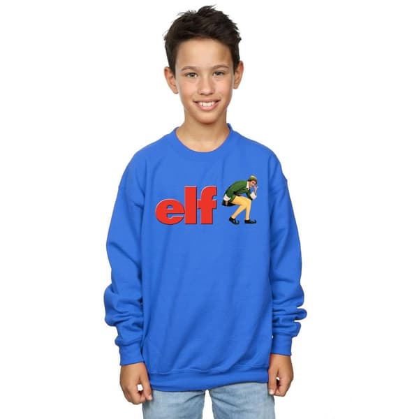 Elf Boys Crouching Logo Sweatshirt