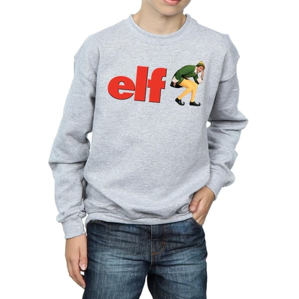 Elf Boys Crouching Logo Sweatshirt