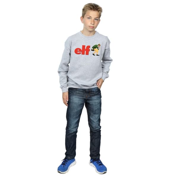 Elf Boys Crouching Logo Sweatshirt
