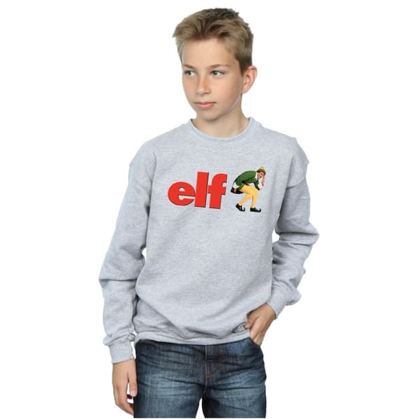 Elf Boys Crouching Logo Sweatshirt