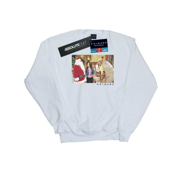Friends Womens/Ladies The Holiday Armadillo Sweatshirt White M