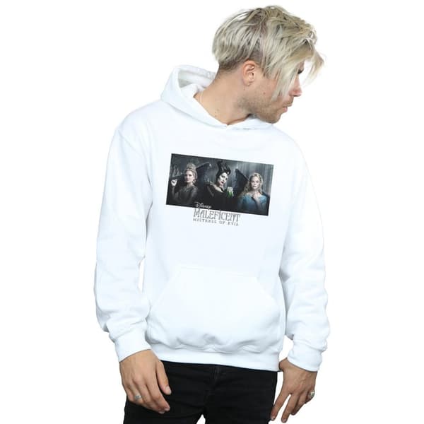 Disney Mens Maleficent Mistress Of Evil Character Poster Hoodie