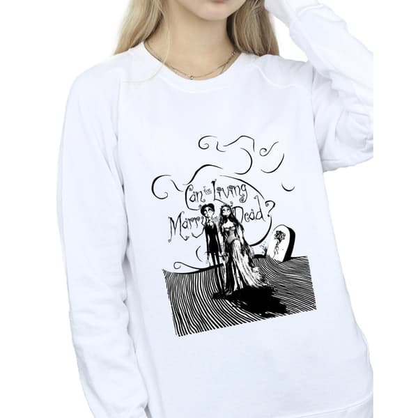 Corpse Bride Womens/Ladies Marry The Dead Sweatshirt