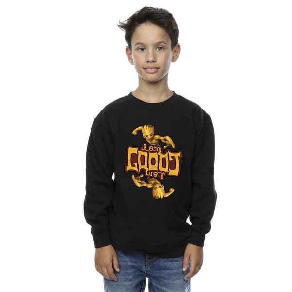 Marvel Boys Guardians Of The Galaxy Groot Inverted Grain Sweatshirt