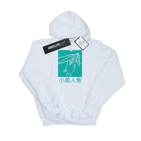 Disney Princess Mens Ariel The Little Mermaid Hair Stroke Hoodie