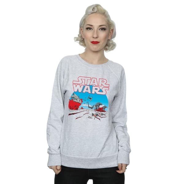 Star Wars Sweatshirt med actionmotiv från The Last Jedi - dam/dam