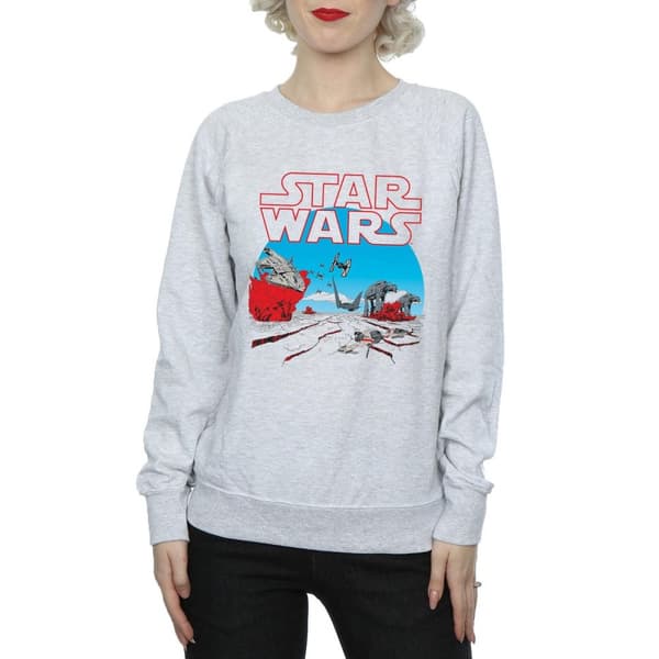 Star Wars Sweatshirt med actionmotiv från The Last Jedi - dam/dam