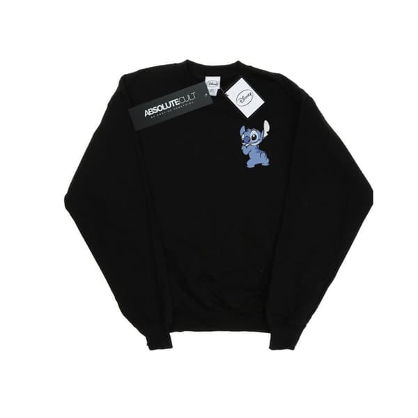 Disney Mens Lilo And Stitch Stitch Backside Breast Print Sweatshirt